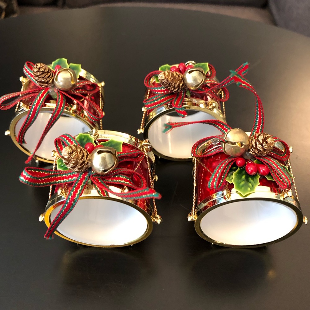 COPY - Napkin Ring Holders (set of 4) Christmas Little Drummer